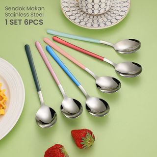 Bộ Thìa Inox Màu ( THÙNG 1000C )