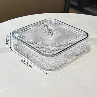 Mika - Khay Mứt Mika Trắng, Đen Vân Vuông ( THÙNG 24C)