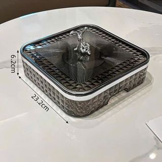 Mika - Khay Mứt Mika Trắng, Đen Vân Vuông ( THÙNG 24C)