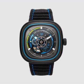 ĐỒNG HỒ NAM SIÊU CẤP SEVEN PRIDAY MÁY CƠ MÀU XANH VÀ ĐỎ TẶNG DÂY FULLBOX