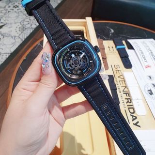 ĐỒNG HỒ NAM SIÊU CẤP SEVEN PRIDAY MÁY CƠ MÀU XANH VÀ ĐỎ TẶNG DÂY FULLBOX
