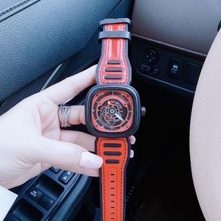 ĐỒNG HỒ NAM SIÊU CẤP SEVEN PRIDAY MÁY CƠ NEW MÀU XANH ĐEN ĐỎ TẶNG DÂY FULLBOX