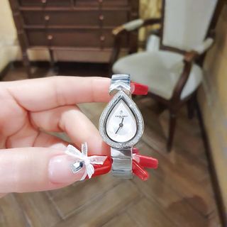 ĐỒNG HỒ NỮ SIÊU CẤP CHAOMET KIỀNG BẠC MẶT GIÁC CẮT VIỀN HỘT FULLBOX