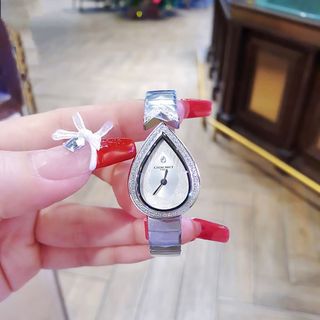 ĐỒNG HỒ NỮ SIÊU CẤP CHAOMET KIỀNG BẠC MẶT GIÁC CẮT VIỀN HỘT FULLBOX