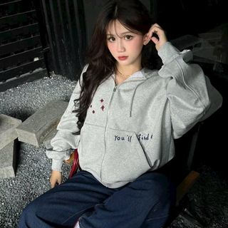 Áo khoác vải xuất khẩu dày mịn YOU'LL FIND IT