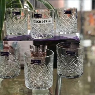 BỘ 6 LY THỦY TINH WHISKY 340ML DSKB033-2 (T8)