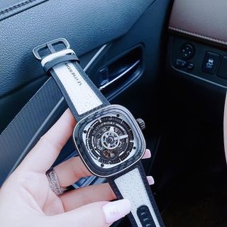 ĐỒNG HỒ NAM SIÊU CẤP SEVEN PRIDAY MÁY CƠ NEW MÀU TRẮNG ĐEN NÂU TẶNG DÂY FULLBOX