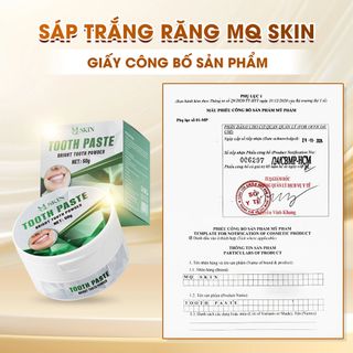 MQ SKIN SÁP TRẮNG RĂNG 50G