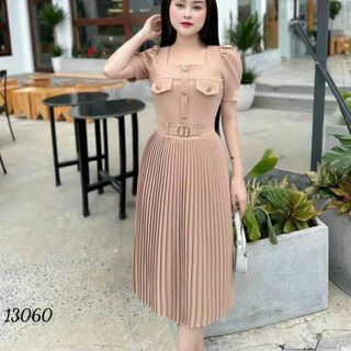 Đầm nữ dáng xoè năng động, trẻ trung, che khuyết điểm tốt - A01