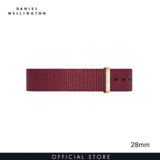 SET VALENTINE DANIEL CAO CẤP DA LƯỚI PETITE VÀ DÂY NATO FULLBOX HỘP NƠ ĐỎ