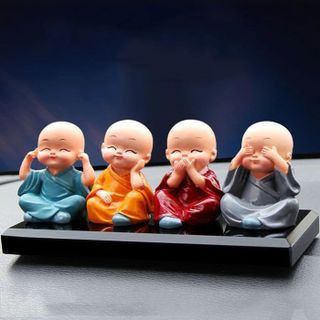 BỘ 4 CHÚ TIỂU TỨ KHÔNG TRANG TRÍ