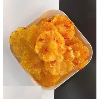Thơm Sấy Dẻo MUỐI ỚT Nguyên Miếng, đặc sản Đà Lạt - 500GR/TÚI