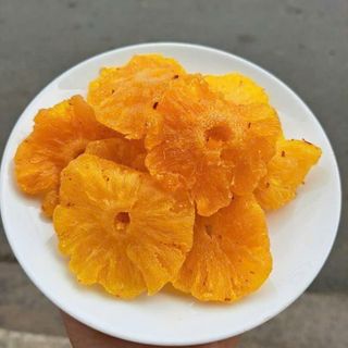 Thơm Sấy Dẻo MUỐI ỚT Nguyên Miếng, đặc sản Đà Lạt - 500GR/TÚI