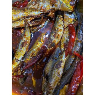 Cá nục kho cay mặn vừa ăn, món ngon nhà làm, - HỘP 450gr