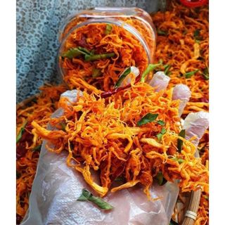 Khô gà lá chanh 1KG ngon sạch rẻ, chất lượng nổi tiếng , đặc sản ngon Snack Food