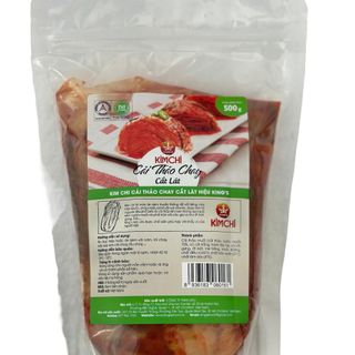 Kimchi cải thảo cắt lát chay túi zip 500g