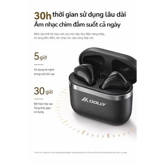 Tai nghe bluetooth không dây DOLLY RS-C6, Hàng Công Ty ,tích hợp MIC chống ồn