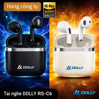Tai nghe bluetooth không dây DOLLY RS-C6, Hàng Công Ty ,tích hợp MIC chống ồn