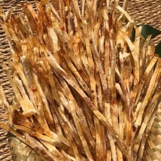 KHÔ CÁ BÒ SỢI chấm mắm me chua cay, hút chân không 250gr