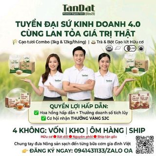 Gạo sinh thái ST25 Tấn Đạt 5kg - Chuẩn sạch từ tâm