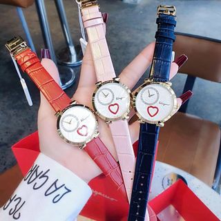 VALENTINE ĐỒNG HỒ NỮ CAO CẤP SALVATHORE COURE DÂY DA MẶT TRÁI TIM