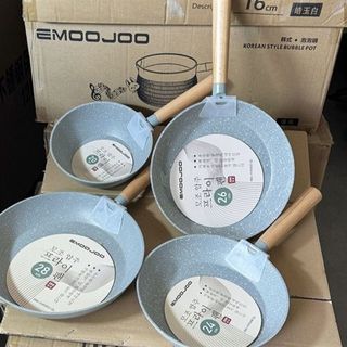 Chảo Nhật Đá Xanh Chính Hãng EMOOJO (20cm) ( THÙNG 30C )