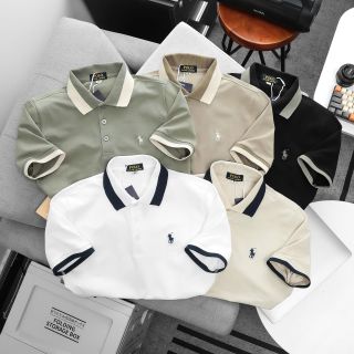 Áo thun polo cá sấu cotton nam.