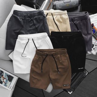 Quần Short thun nam. Chất vải Bc cotton mịn dày cực đẹp,  logo basic.