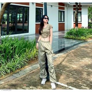 Quần dù 3 dây rút