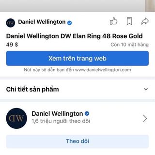 QUÀ VALENTINE NHẪN DW CAO CẤP V3 HỘP NƠ