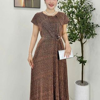 🌼 Đầm MAXI Trung Niên Dáng Chữ A Sang Trọng - Giá chỉ 750.000đ! 👗✨