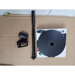 Chân đỡ mic để bàn bằng kim loại dẻo TS-01, giá kẹp micro dùng cho các cuộc họp, bài giảng - CHÂN MICRO TS01