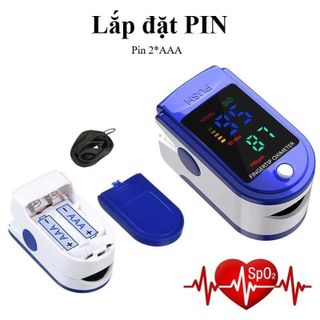 Máy đo Sp02 đo nồng độ oxy trong máu và nhịp tim Fingertip Pulse Oximeter LK-87 màn hình Led