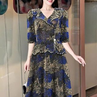 Đầm midi dáng ngắn sang trọng cho mẹ! 🌟