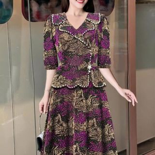 Đầm midi dáng ngắn sang trọng cho mẹ! 🌟