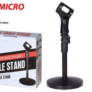 Chân đỡ micro để bàn cao cấp thân kim loại chắc chắn TS-04, kẹp mic dùng cho các cuộc họp, bài giảng