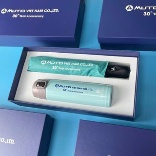 Set quà tặng bao gồm bình giữ nhiệt và ô dù (in theo yêu cầu)