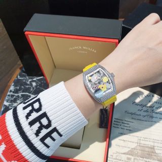 SĂN SALE CUỐI NĂM ĐỒNG HỒ NỮ SIÊU CẤP PRANCK MULLER ĐÍNH ĐÁ MẶT HOA