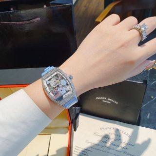 SĂN SALE CUỐI NĂM ĐỒNG HỒ NỮ SIÊU CẤP PRANCK MULLER ĐÍNH ĐÁ MẶT HOA