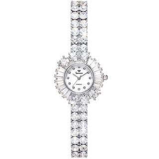 QUÀ VALENTINE ĐỒNG HỒ NỮ CHÍNH HÃNG FUNMEI F2054 ĐÍNH SWAROSKI FULLBOX TEM HÃNG