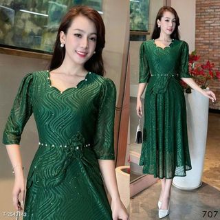 Đầm Midi Sang Trọng Dự Tiệc - 590.000đ ✨