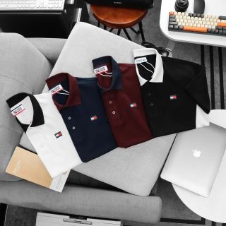 Polo nam Phối New.  Chất vải cotton 100% co giãn xịn thoải mái.