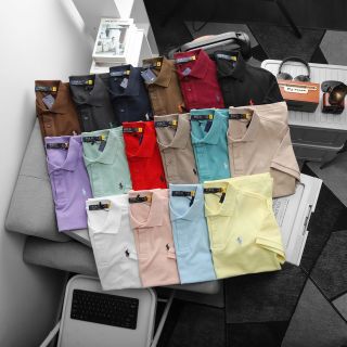 Áo thun POLO nam basic,  chất vải cotton mềm pha thun nhẹ - mát.