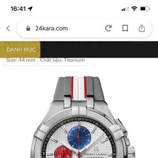 SĂN SALE CUỐI NĂM ĐỒNG HỒ NAM SIÊU CẤP MAURIC CHONOGRAP AIKON DÂY DA