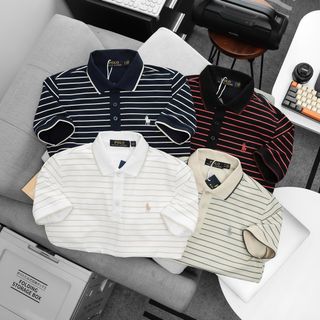 Áo thun polo nam. Chất vải cotton mắc cá sấu đẹp mướt mát.