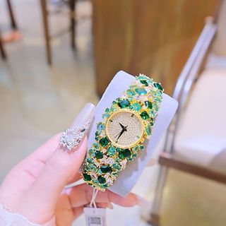 ĐỒNG HỒ NỮ CHÍNH HÃNG CHÍNH NGẠCH FUNMEI F2173 FULL ĐÁ PHA LÊ NHIỀU MÀU FULLBOX TEM