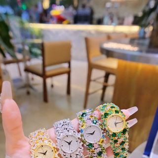 ĐỒNG HỒ NỮ CHÍNH HÃNG CHÍNH NGẠCH FUNMEI F2173 FULL ĐÁ PHA LÊ NHIỀU MÀU FULLBOX TEM