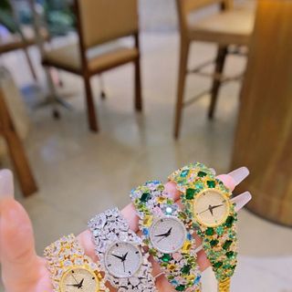 ĐỒNG HỒ NỮ CHÍNH HÃNG CHÍNH NGẠCH FUNMEI F2173 FULL ĐÁ PHA LÊ NHIỀU MÀU FULLBOX TEM