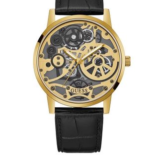 ĐỒNG HỒ NAM CAO CẤP GUECC DÂY DA MẶT TRÒN