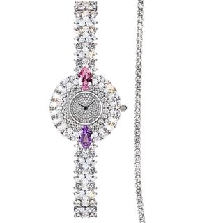 SET ĐỒNG HỒ VALENTINE NỮ CHÍNH HÃNG FUNMEI F0022 ĐÍNH ĐÁ KÈM DÂY CHUYỀN FULLBOX TEM